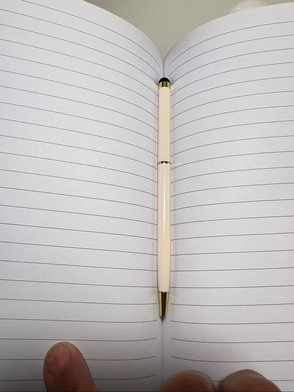 Leatherette folio and matching stylus pen from the JW Marriott Clearwater Beach